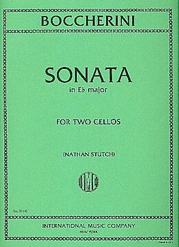 Luigi Boccherini Notenblätter Sonata E flat major