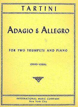 Giuseppe Tartini Notenblätter Adagio and Allegro
