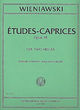 Henryk Wieniawski Notenblätter Etudes-Caprices op.18