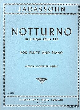 Salomon Jadassohn Notenblätter Notturno in G Major op.133
