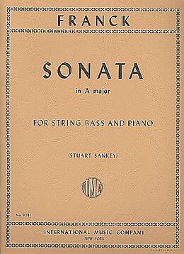 César Franck Notenblätter Sonata A major