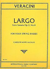Francesco Maria Veracini Notenblätter Largo from Sonata op.2,6