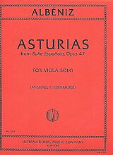 Isaac Manuel Albéniz Notenblätter Asturias op.47