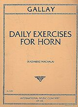 Jacques Francois Gallay Notenblätter Daily Exercises