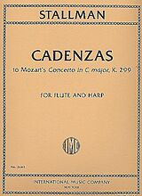 Robert Stallman Notenblätter Cadenzas to Mozarts Concerto c major KV299