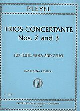 Ignaz Joseph Pleyel Notenblätter 2 Trios concertantes