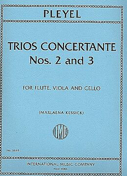 Ignaz Joseph Pleyel Notenblätter 2 Trios concertantes
