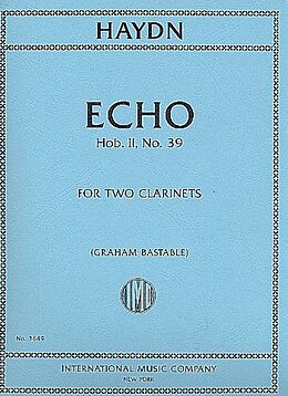 Franz Joseph Haydn Notenblätter Echo Hob.II-9