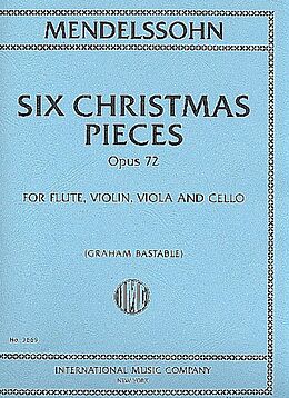 Felix Mendelssohn-Bartholdy Notenblätter 6 Christmas Pieces op.72