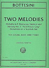 Giovanni Bottesini Notenblätter 2 Melodies