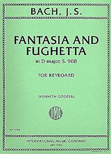 Johann Sebastian Bach Notenblätter Fantasia and Fughetta in D Major BWV908