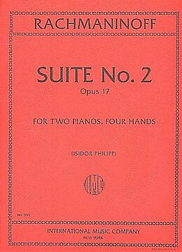 Sergei Rachmaninoff Notenblätter Suite no.2 op.17