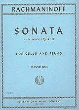 Sergei Rachmaninoff Notenblätter Sonata g minor op.19