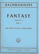 Sergei Rachmaninoff Notenblätter Fantasy op.5 (Suite no.1)