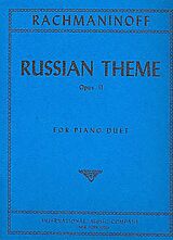Sergei Rachmaninoff Notenblätter Russian Theme op.11,3