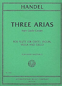 Georg Friedrich Händel Notenblätter 3 Arias from Giulio Cesare