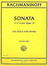 Sergei Rachmaninoff Notenblätter Sonata in G minor op.19