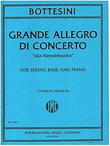 Giovanni Bottesini Notenblätter Grande Allegro di Concerto