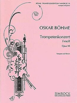 Oskar Böhme Notenblätter Konzert f-Moll op.18