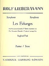 Rolf Liebermann Notenblätter Symphonie les echanges