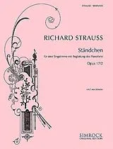 Richard Strauss Notenblätter Ständchen Fis-Dur op.17,2