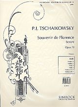Peter Iljitsch Tschaikowsky Notenblätter Souvenir de Florence op.70