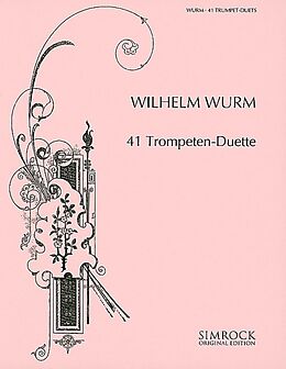 Wilhelm Wurm Notenblätter 41 Duette