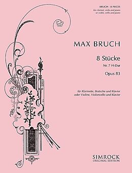 Max Bruch Notenblätter 8 Stücke op.83 Band 7 (Nr.7)