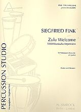 Siegfried Fink Notenblätter Zulu welcome Südafrikanische Imressionen