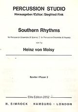 Heinz von Moisy Notenblätter Southern Rhythms