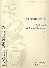 Siegfried Fink Notenblätter Solobuch Heft 1