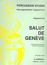 Siegfried Fink Notenblätter Salut de Genève Solo