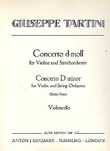 Giuseppe Tartini Notenblätter Konzert d-Moll