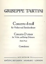 Giuseppe Tartini Notenblätter Konzert d-Moll