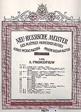 Serge Prokofieff Notenblätter Gavotte op..12,2