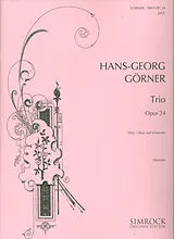 Hans Georg Görner Notenblätter Trio op.24