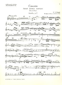 Antonio (Franz Anton Rössler) Rosetti Notenblätter Konzert d-Moll MurrayC38