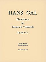 Hans Gál Notenblätter Divertimento op.90,1