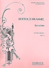 Bertold Hummel Notenblätter Sonatine op.1a