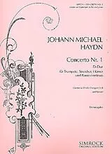 Michael Haydn Notenblätter Concerto D-Dur