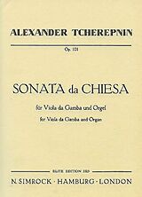 Alexander Tcherepnin Notenblätter Sonata da chiesa op.101