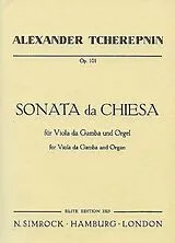 Alexander Tcherepnin Notenblätter Sonata da chiesa op.101