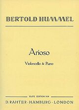 Bertold Hummel Notenblätter Arioso