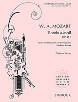 Wolfgang Amadeus Mozart Notenblätter Rondo a-Moll KV511 für Klavier