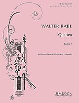 Walter Rabl Notenblätter Quartett op.1