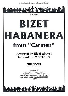 Georges Bizet Notenblätter Habanera from Carmen