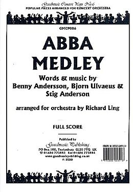 Benny Andersson Notenblätter Abba Medley