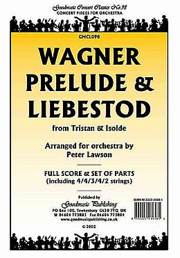 Richard Wagner Notenblätter Prelude and Liebestod