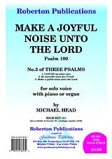 Michael Head Notenblätter Make a joyful Noise unto the Lord