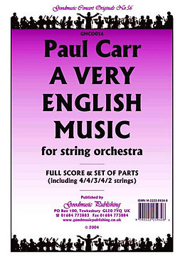 Paul Carr Notenblätter A very English Music